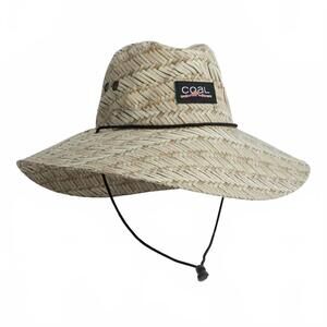 NEW COAL HEADWEAR stillwater packable lifeguard bucket hat in natural/large